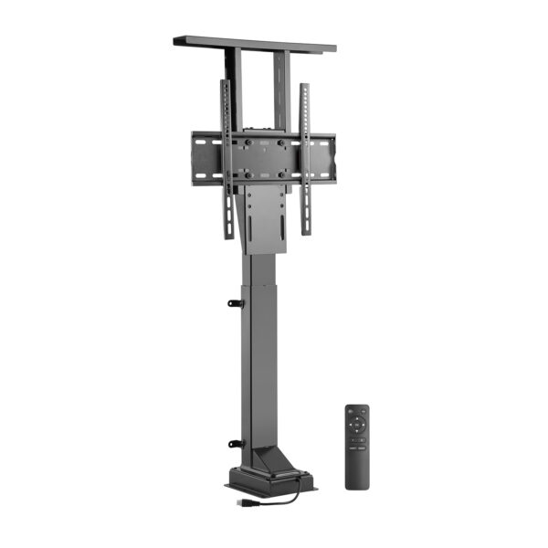 Soporte elevador motorizado Kimex 32"-48" con mando a distancia y ajuste de altura