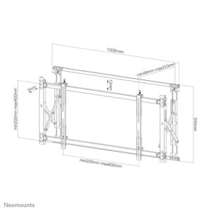 Soporte de pared Neomounts para televisores LCD/LED/Plasma hasta 55" LED-VW1750BLACK