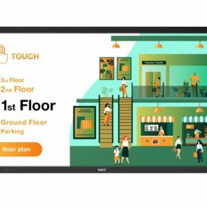 NEC MultiSync® M551 PCAP Touch de NEC con rendimiento táctil superior.