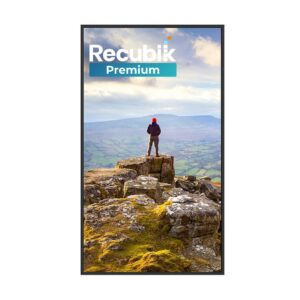 Pantalla Sharp MultiSync 43" 4K E439 + Soporte Pared + Recubik Premium