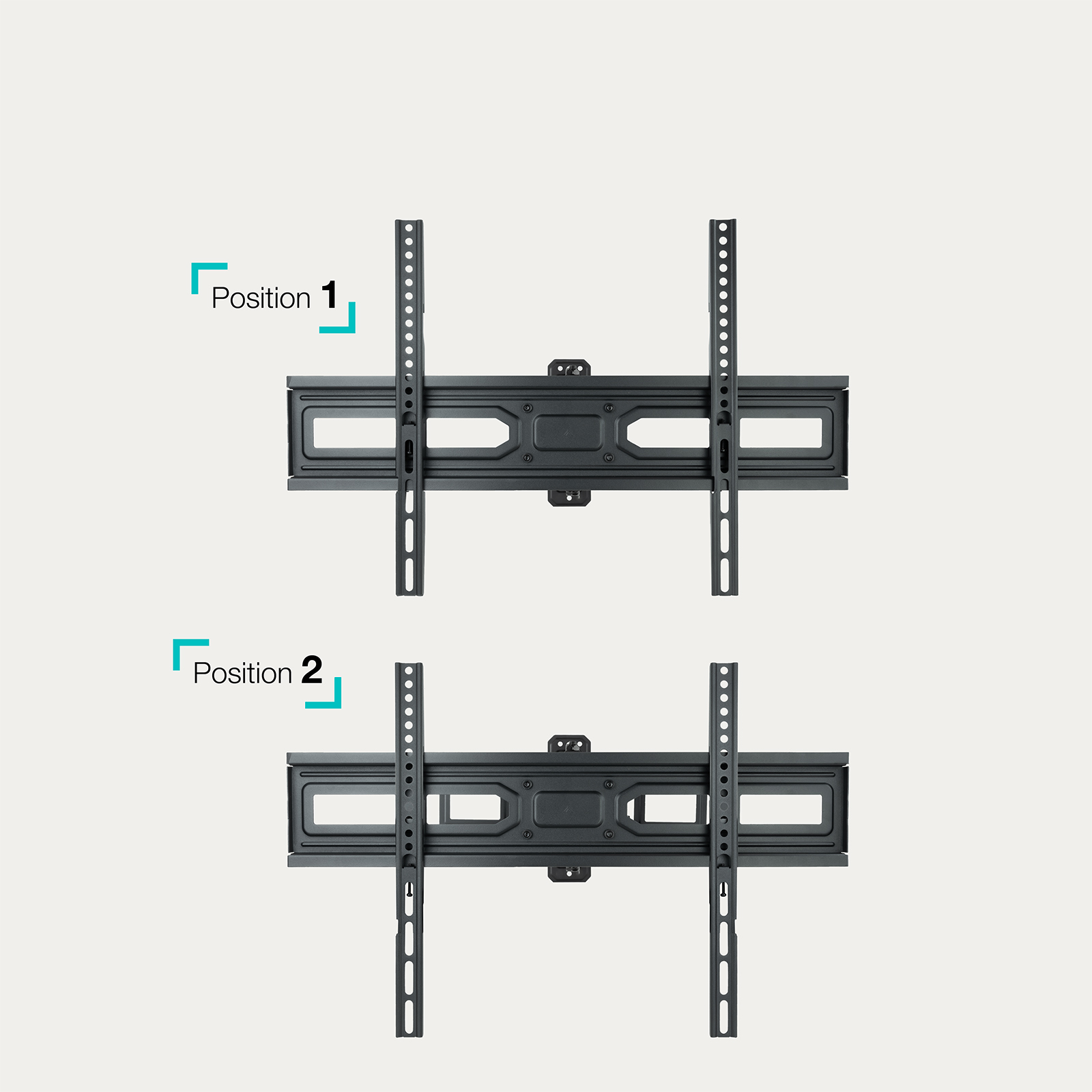 Soporte de pared giratorio, inclinable y nivelable para pantallas de TV 37"- 70" (B-Stock) - Imagen 5